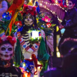 Procession of Dia De Muertos